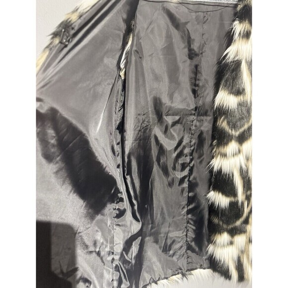 KLd SIGNATURE FAMOUS BOHO ROCKER FAUX FUR VEST 70’s Style Size SMALL - Picture 5 of 8